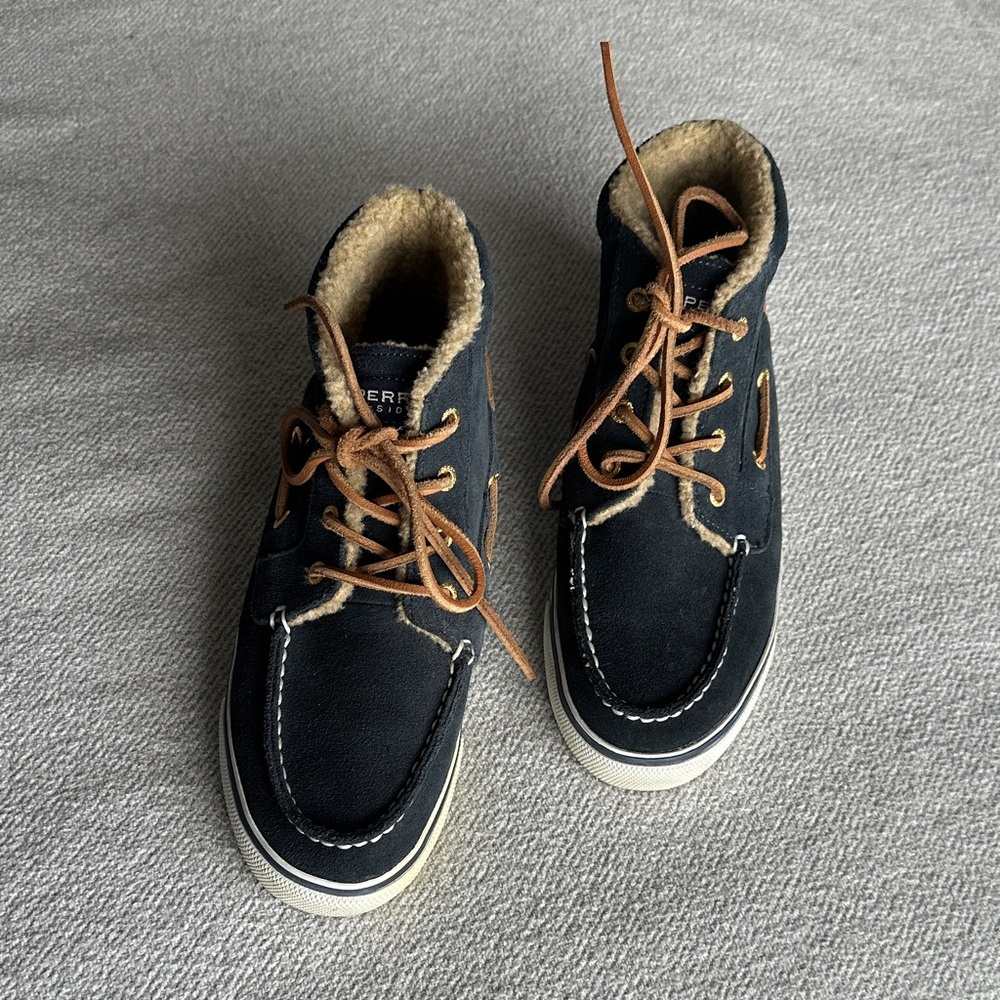 Sperry Top-Sider High-Top Suede Sneakers
